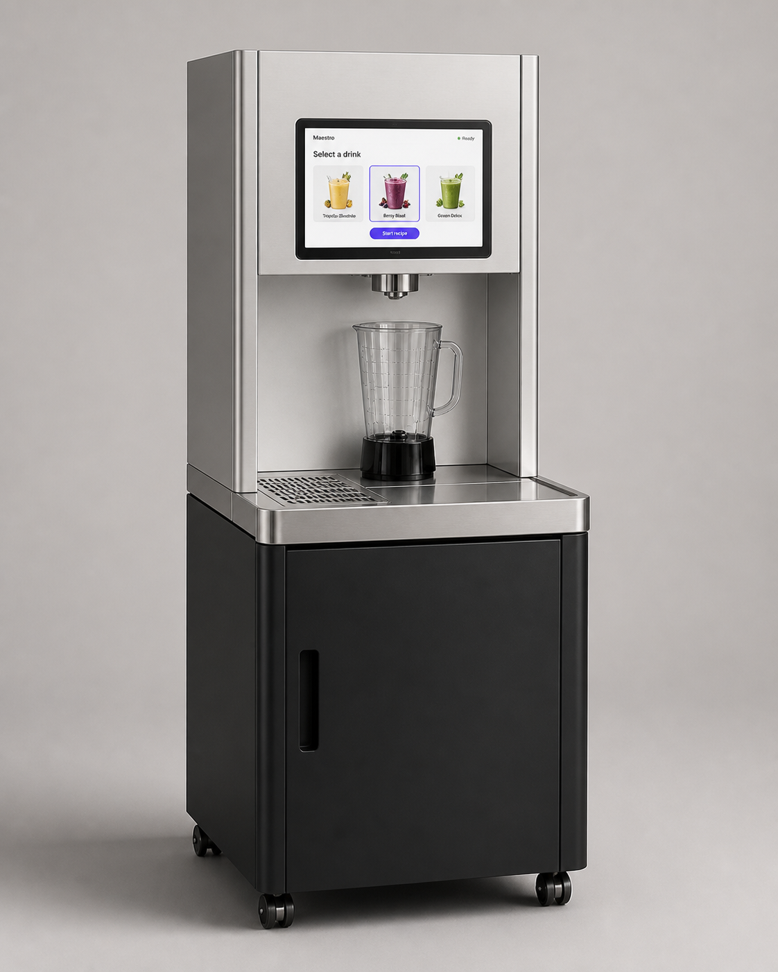 Maestro Base commercial beverage copilot concept in Blender Mode